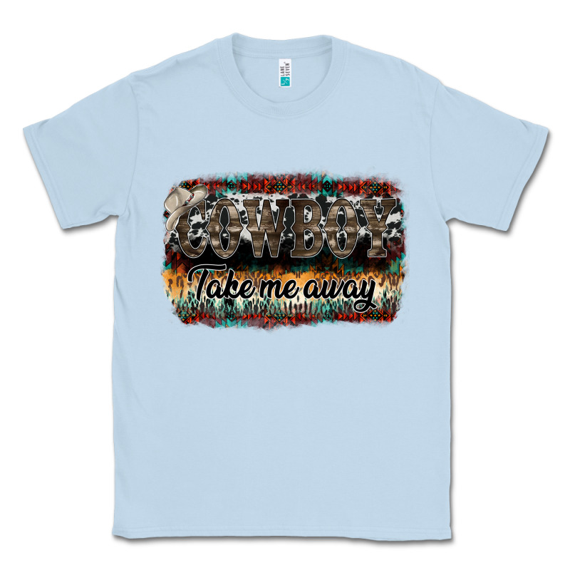 Cowboy Take Me Away Classic Tee by SublimationCraftShop | Teevron
