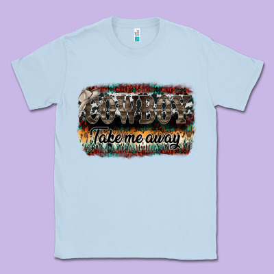 Cowboy Take Me Away Classic Tee Designed By Sublimationcraftshop