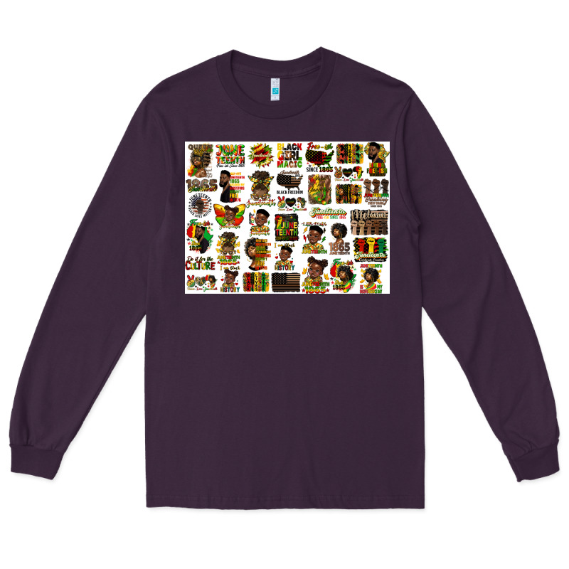 Juneteenth Bundle Preview Long Sleeve Tee by HRA Design Shop | Teevron