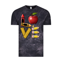 Cloud Black love teacher Vintage Tee - BarkalooDesign