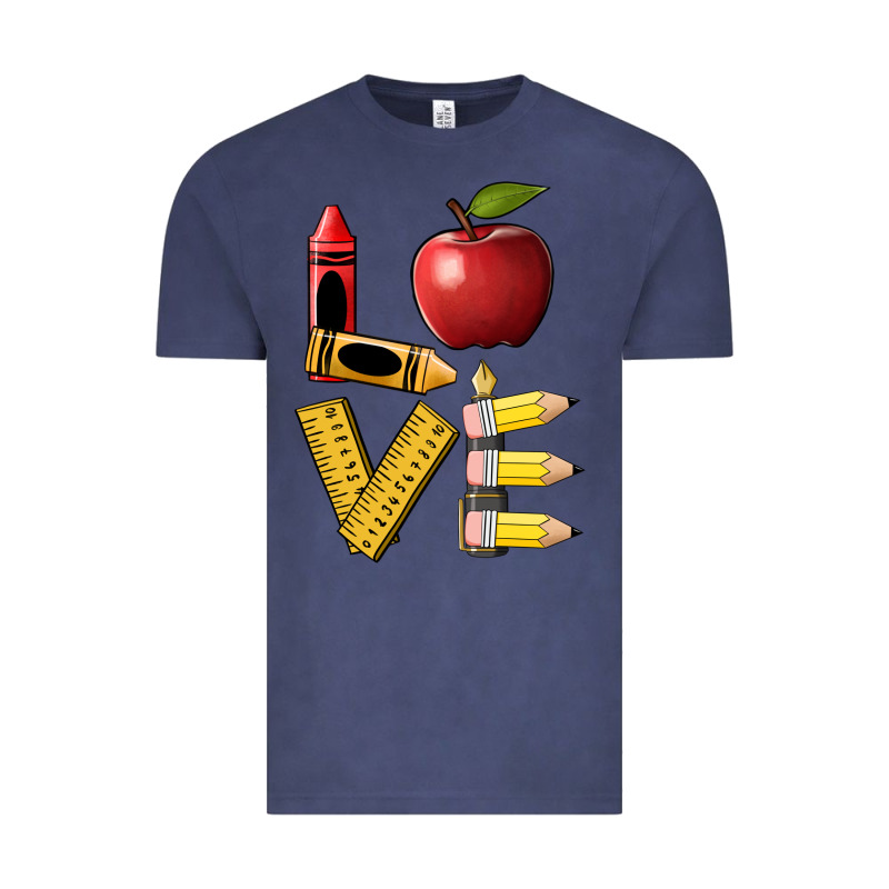 Love Teacher Vintage Tee by BarkalooDesign | Teevron