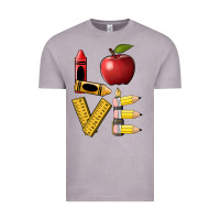 Vintage Zinc love teacher Vintage Tee - BarkalooDesign