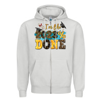Dove Grey i m like 2023 done Zipper Hoodie - AdoDesignShop
