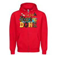 Red i m like 2023 done Zipper Hoodie - AdoDesignShop