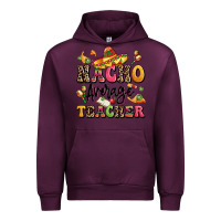 Mauve Wine nacho average teacher Urban Hoodie - LillyAllenDesigns