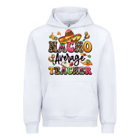 White nacho average teacher Urban Hoodie - LillyAllenDesigns