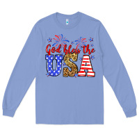 Colony Blue God bless the USA Long Sleeve Tee - Neo Western