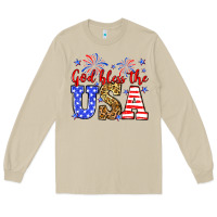 Mushroom God bless the USA Long Sleeve Tee - Neo Western