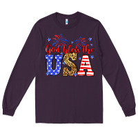 Plum God bless the USA Long Sleeve Tee - Neo Western