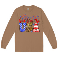 Toasted Coconut God bless the USA Long Sleeve Tee - Neo Western