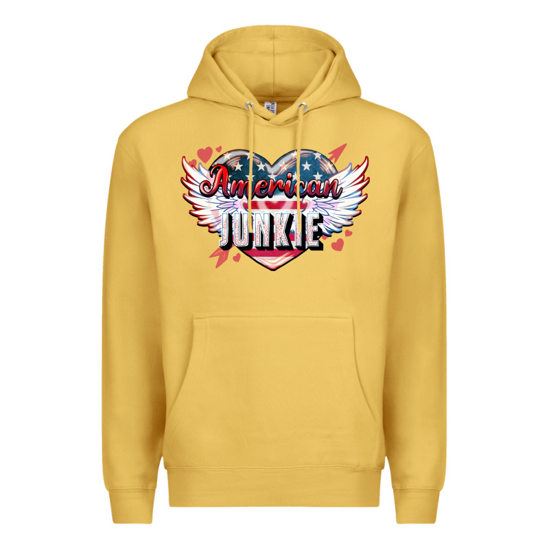American Junkie Premium Hoodie by NancyCooperArtShop | Teevron