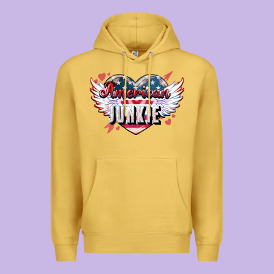 American Junkie Premium Hoodie Designed By Nancycooperartshop