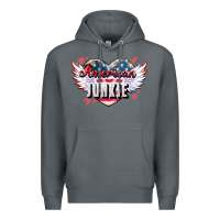 Rock American junkie Premium Hoodie - NancyCooperArtShop