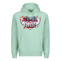Seafoam American junkie Premium Hoodie - NancyCooperArtShop