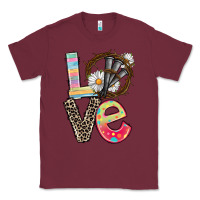 Burgundy Love crown of thorns Easter Day Classic Tee - CowGirlArtShop