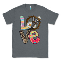 Charcoal Heather Love crown of thorns Easter Day Classic Tee - CowGirlArtShop