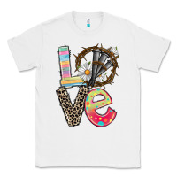 White Love crown of thorns Easter Day Classic Tee - CowGirlArtShop