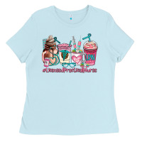 Baby Blue licensed practical nurse  coffee cup Ladies Tee - AdoDesignShop