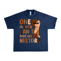 Navy one month can't hold our history Urban Heavy Tee - Zillion Design Studio