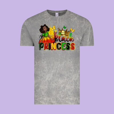 Black Princess Vintage Tee Designed By Zillion Design Studio