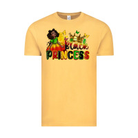 Vintage Mustard black princess Vintage Tee - Zillion Design Studio