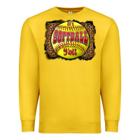 Lemon it's softball y'all Premium Sweatshirt - LillyAllenDesigns