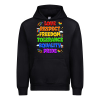 Black love respect freedom tolerance equality pride Urban Hoodie - LillyAllenDesigns