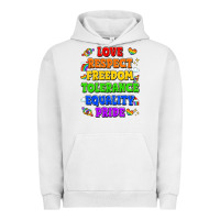 Pigment Lunar Rock love respect freedom tolerance equality pride Urban Hoodie - LillyAllenDesigns