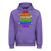 Tulip love respect freedom tolerance equality pride Urban Hoodie - LillyAllenDesigns