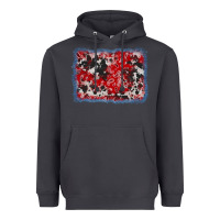 Smoke bandana cowhide denim background Heavyweight Hoodie - AdoDesignShop