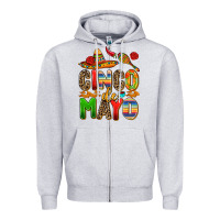 Heather Grey cinco de mayo Zipper Hoodie - AdoDesignShop