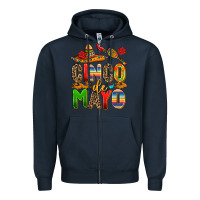 Navy cinco de mayo Zipper Hoodie - AdoDesignShop