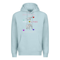 Blue Mist Just A Girl Who Loves Elephants Premium Hoodie - Bettercallsaul