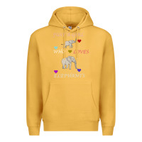Mustard Just A Girl Who Loves Elephants Premium Hoodie - Bettercallsaul