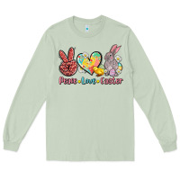 Matcha peace love easter Long Sleeve Tee - AdoDesignShop