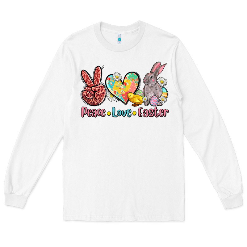 Peace Love Easter Long Sleeve Tee by AdoDesignShop | Teevron
