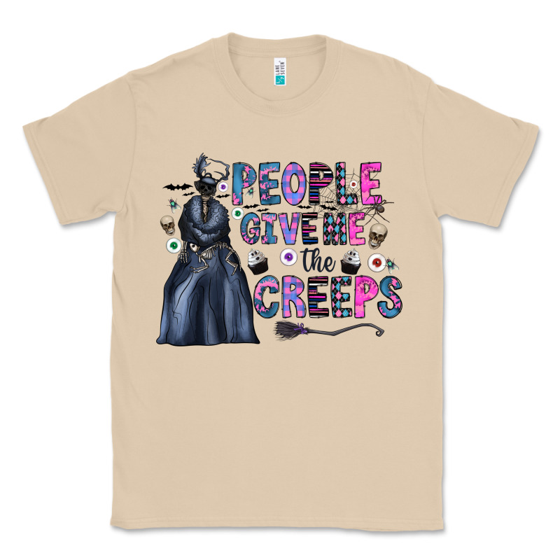 People Give Me The Creeps Classic Tee by CowhideDigitalArt | Teevron