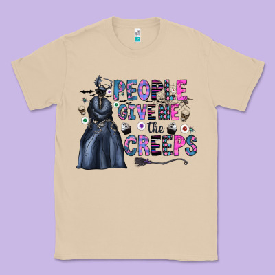 People Give Me The Creeps Classic Tee Designed By Cowhidedigitalart
