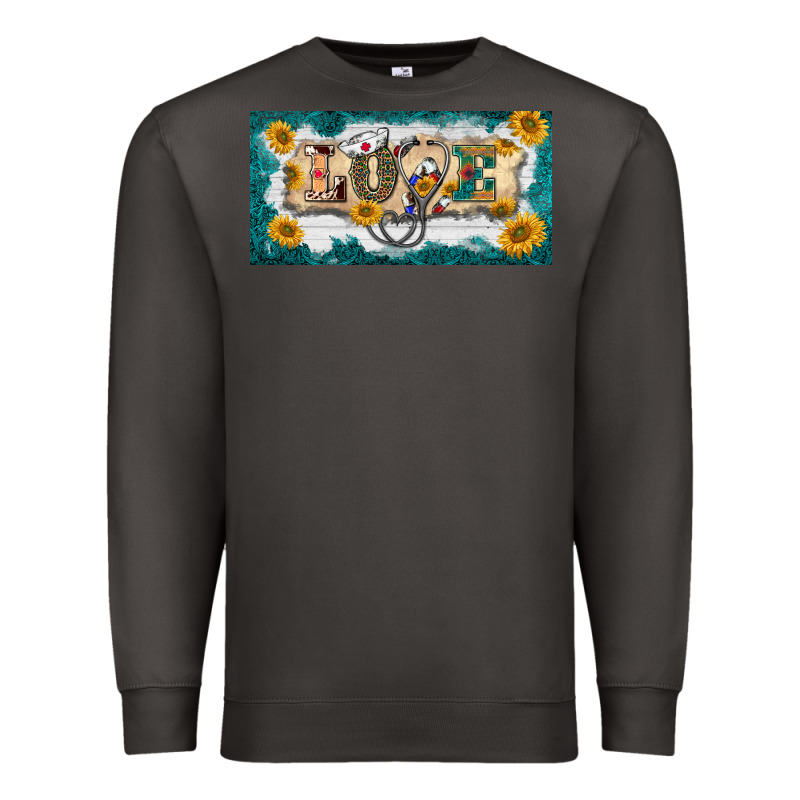 Western Love Nurse License Plate Template Premium Sweatshirt by BarkalooDesign | Teevron