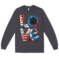 Smoke Love 4th of July Long Sleeve Tee - CowGirlArtShop