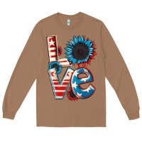 Toasted Coconut Love 4th of July Long Sleeve Tee - CowGirlArtShop