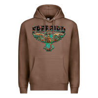 Chestnut aztec free bird Premium Hoodie - NancyCooperArtShop