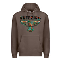 Coffee aztec free bird Premium Hoodie - NancyCooperArtShop