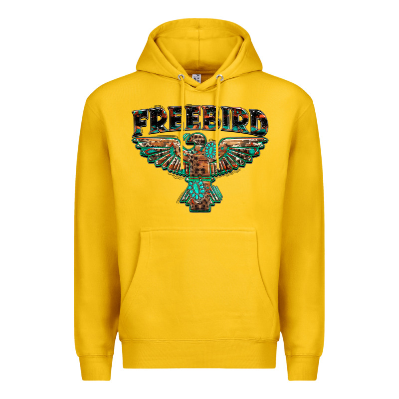 Aztec Free Bird Premium Hoodie by NancyCooperArtShop | Teevron