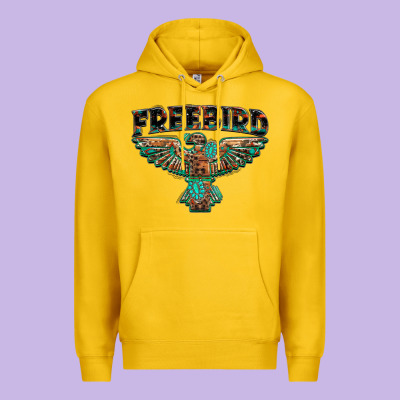 Aztec Free Bird Premium Hoodie Designed By Nancycooperartshop