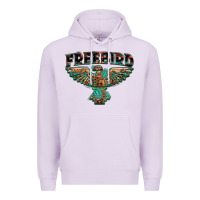 Lilac aztec free bird Premium Hoodie - NancyCooperArtShop