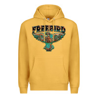 Mustard aztec free bird Premium Hoodie - NancyCooperArtShop