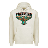 Oatmeal Heather aztec free bird Premium Hoodie - NancyCooperArtShop
