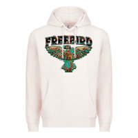 Pale Pink aztec free bird Premium Hoodie - NancyCooperArtShop