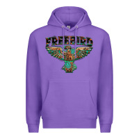 Purple aztec free bird Premium Hoodie - NancyCooperArtShop